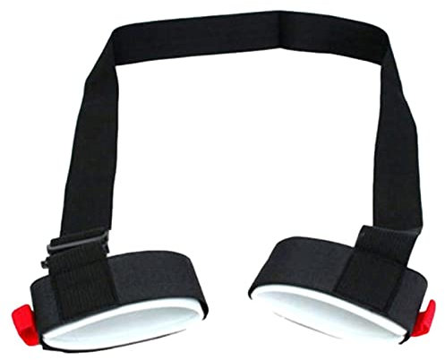 Sangles de Ski pour Le Transport, Sangle de Porte-Skis réglable Sangle de Transport de Ski Sangle de Porte-Skis et bâtons pour l'extérieur Accessoires d'équipement de Ski