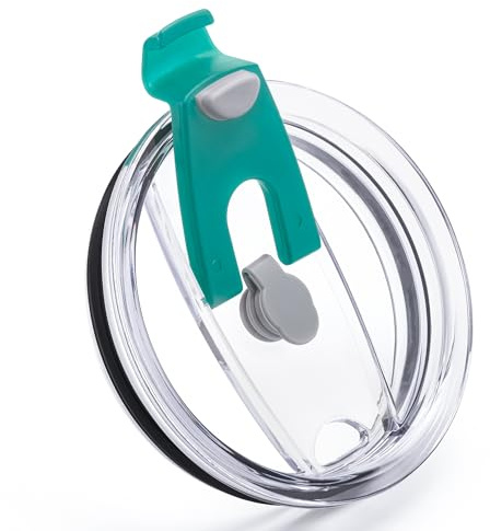 Prurex Ersatzdeckel für Yeti Rambler, Ozark Trail und mehr, BPA-frei, 850 ml Becher und 1,2 l Silberbüffel, Becherabdeckung (blau)