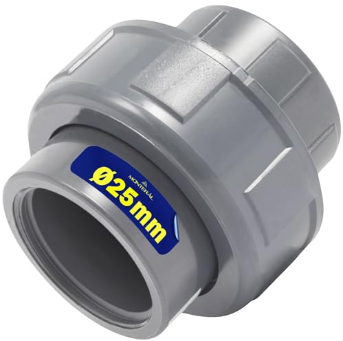 Löstagbar PVC U Ø 25 mm hylsa Består av 3 delar och monteras med svans - 10 års garanti - MONTERAL