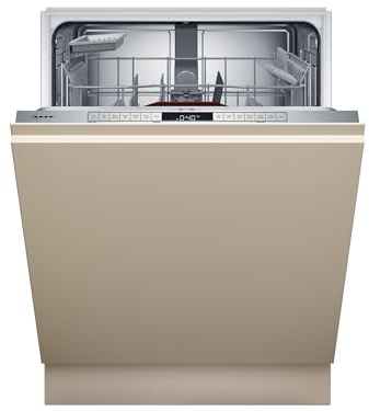NEFF S175EAX08E, N 50, Smarter Geschirrspüler Vollintegriert, 60 cm, Besteckkorb, Made in Germany, automatische Türöffnung, besonders leise Spülmaschine, höhenverstellbarer Oberkorb, Aqua Stop