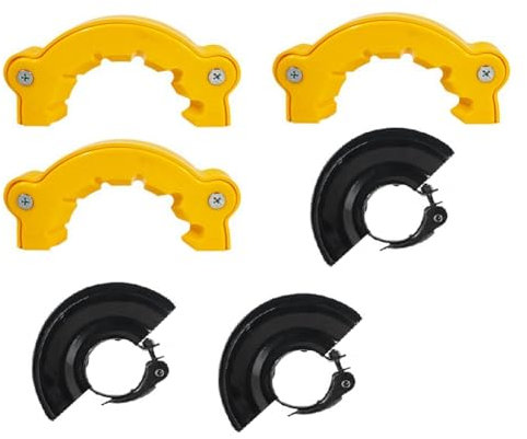 Qerwsdty 3 Juegos de Portabrocas con Protector de Liberación Rápida para Afilador de Brocas Helicoidales y Amoladoras Angulares