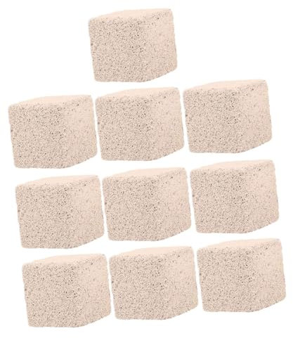 BUGUUYO 10St Haustier Backenzahn Kauspielzeug für Ratten Hängematten Hasen Hamster hamsterspielzeug Beiß für Haustiere Kaninchen Kauspielzeug Vulkangestein Mineralstein