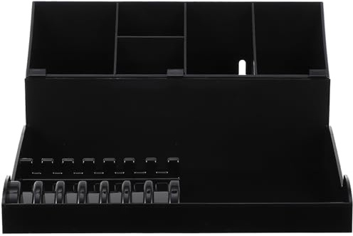 BIUDECO Organisateur Outils de Coiffure pour Peignes Pinces et Ciseaux avec Plateau de Rangement pour Accessoires de Barbier
