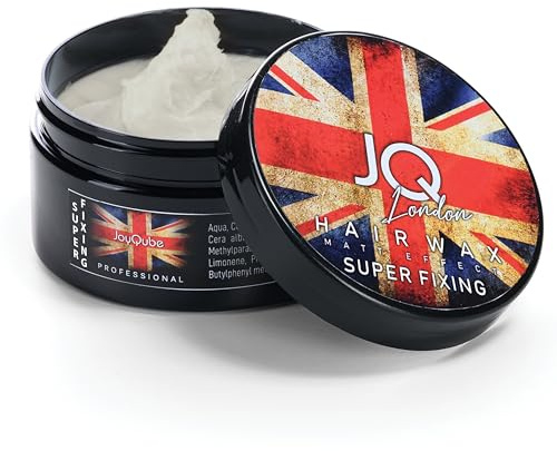 JoyQube Cera Capelli Tenuta Extra Forte SUPER FIXING Effetto Opaco 100 ml – Cera modellante professionale Uomo e Donna, styling estremo e definito, non unge, senza residui, Made in Italy
