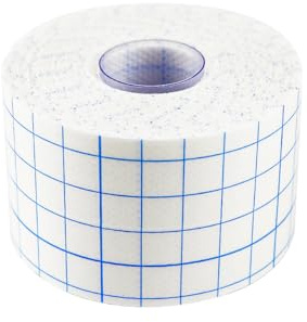 UPIQNG Adhesive Bandage Tape Breathable Non-Woven Tape Medical Dressing Wound Fixation Bandage Cuttable Adhesive Cloth Tape,5CMx10M