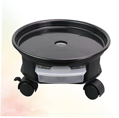 ANDRESLAD Vassoio per Vasi da Fiori con Ruote Girevoli Base Rimovibile Cassetto Portaoggetti Resistente e Durevole Facile Trasferimento Ideato per Casa