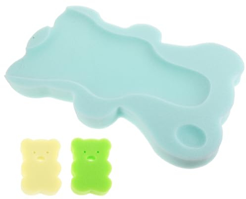JOINPAYA Asiento De Baño Para Bebés Recién Nacidos Cojín De Esponja Suave y Alfombrilla Para Lavabo Antideslizante Soporte Cómodo y Portátil Para Baño Infantil Almohadilla Ligera y Fácil