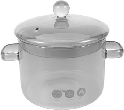 Toyvian Olla Para Sopa Sartenes Olla Para Fideos Ramen Cacerola Resistente Al Calor Para Cocinar A Fuego Lento Para Sopa