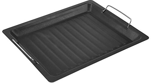 Placa Parrilla De Gas Hierro Fundido para Estufa Parrilla 2 en 1 No Pegajosa Asas Parrilla de Carbón Sartén Precondimentada Cocina Exterior Barbacoa Combinación Gas Carbón Cocina Acampar