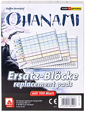 NSV - 4090 - OHANAMI - Blocchi sostitutivi - Gioco dei Dadi