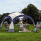 Garden Gear Outdoor Event Dome Shelter Party Tent UV Protection with 4 Removeable Mesh Walls, 2 Removeable Sun Shade Walls Measures L350 x W350 x H230