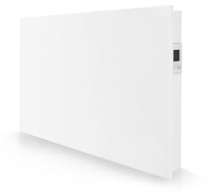 eVARMO Airstream Smart Wandkonvektor 1000 Watt - Elektrische Heizung mit Thermostat - Konvektorheizung mit Schamottkern - WLAN Appsteuerung - Smart-Home - Schnellheizung - energiesparend