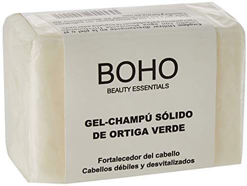 BOHO Champú Sólido Ortiga Verde Fortalecedor del Cabello Pastilla, Único, 60 G