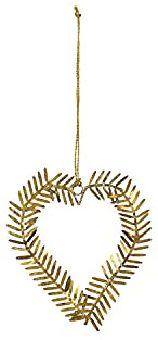 House Doctor 257870060 Ornament, Lamet, Messing, w: 9 cm, h: 10 cm