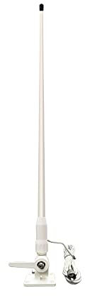 GAINFI VHF Marine Antenna Radios 156-163MHz Boat Antennas with Nylon Adjustable Ratchet & PL259 7meters RG58 Cable for Boat Radios Standard Horizon Icom Cobra Uniden