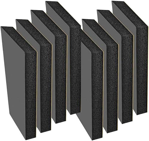 Yeeliv 8Pcs Garage Wall Protectors, Self-Adhesive Car Door Edge Protector, Eva Foam Sheets for Car Parking, Anti-Scratch Bumper Guard (30x10x3cm)