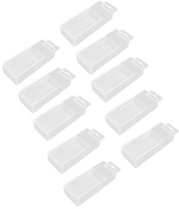 F Fityle Boîte de rangement de forets 10 pièces, boîte de fraise de foret, boîte de foret hélicoïdal télescopique, accessoires d'emballage d'outils, étui de, 7.6 mm 13 mm
