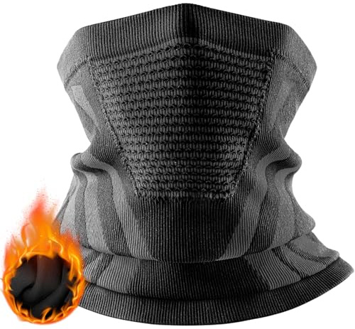 LUROON Pasamontañas Anti Viento Transpirable, Calentador de Cuello Mascarilla Moto para Hombre Mujer Bragas de Cabeza Elasticidad Multifunción, Bragas de Cuello Tubular para Esquí Ciclismo Moto Correr