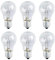 Liuyife E27 A55 Bombilla 42W Regulable, Blanco Cálido 2700K 650LM, AC220-240V, Transparente Bombilla E27 Rosca Edison para Lámpara de Techo, Lámpara de Pared, Lámpara de Mesa, Paquete de 6