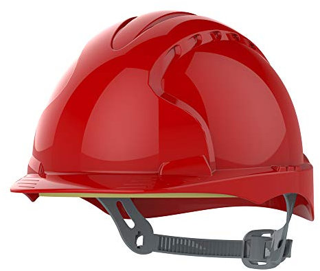 JSP EVO2 Safety Helmet with Slip Ratchet Red (AJE030-000-600)