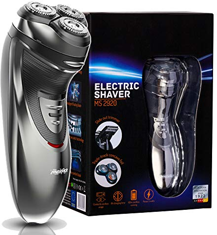 TronicXL Premium Series 3 Rotationsrasierer - 3D Herren Rasierer Elektrorasierer mit Präzisionstrimmer - Akku und Netzbetrieb - Rasur elektrisch