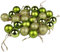 24 Pcs 30mm Christmas Ball Baubles Ornaments Xmas Tree Hanging Balls Decoration for Wedding Party Decoration Green