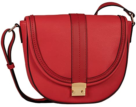 Gabor bags , ANETA, Damen, Umhängetasche, one size, rot, 28x8x21,5cm
