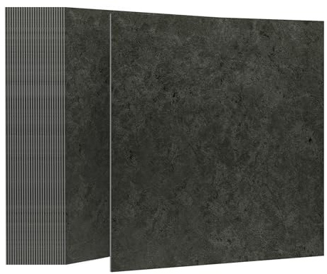 FIVMEN Suelo de PVC de 30 x 30 cm, 54 unidades, suelo de vinilo, autoadhesivo, resistente al agua, antideslizantes, para salón, cocina, baño (S110-1, 5㎡)