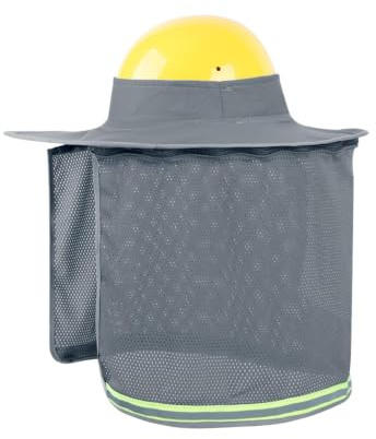 Visera Solar para Casco De Seguridad Protector Transpirable Impermeable