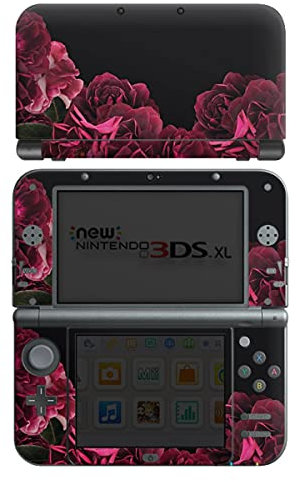 DeinDesign Skin kompatibel mit Nintendo New 3DS XL Folie Sticker Rose Vintage pink