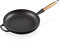 Le Creuset Signature gusseiserne Bratpfanne mit Holzgriff 28 cm Schwarz matt, 20258280000422