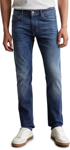 Marc OߴPolo Herren Jeanshose mit Stretch-Anteil Regular Fit, Blau (Authentic Dark Blue), W32/L32