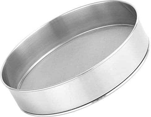 Alipis Tamiz De Harina para Hornear Colador De Harina Mano Cedazo Herramientas para Pastel Tamiz para Rocas Harina De Pastel para Hornear Acero Inoxidable Metal Tamiz De Azúcar En Polvo