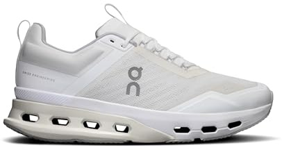 On Cloudnova X Herren-Sneaker, Weiß/Glacier, 44.5 EU