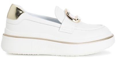 CAFèNOIR - Mocassin en Cuir avec Accessoire en Émail, pour Femme