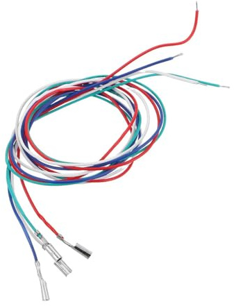POPETPOP 4 Pezzi Cavo di Rame per Testina Fonografo Codifica a Colori, Riduce Interferenze, Compatibile Headshell e Fonografo, per Bar e Caffè