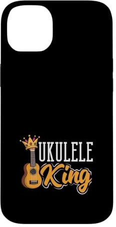 Ukulélé King Music Instrument Player Crown Coque pour iPhone 14 Plus