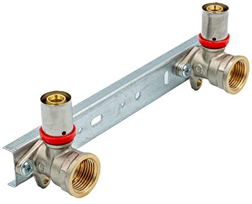 Pressfitting Aluverbundrohr PEX U-Profil Montageeinheit (16 x 1/2 x 150 mm)
