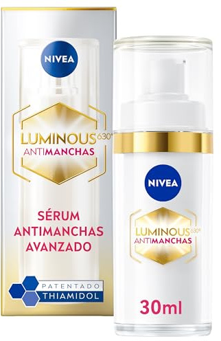 NIVEA Luminous630 - Sérum Antimanchas Tratamiento Avanzado - Sérum Facial con Ácido Hialurónico y Thiamidol Despigmentante - Tono Uniforme de la Piel - Hidratación - Todo Tipo de Piel - 30 ml