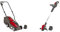 Mountfield Electress 30 Litre Cordless Lawnmower, 30 cm Cutting Width & MTR 20 Litre Cordless Grass Trimmer, For Trimming Corners and Borders, 25 cm Cutting Width, 150 Width