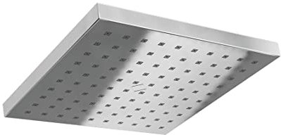 EcoSpa Large 200mm Square Overhead Rainfall Shower Head Chrome