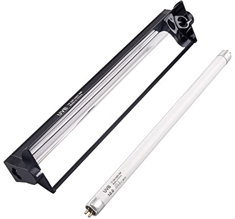 DERNORD Tubo de luz para reptiles T5 - 10.0 8W HO T5 UVB, tira de luz de alta salida UVB para tortuga dragón barbudo