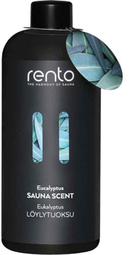 RENTO Sauna Scent 400 ml (13.52 Fl. Oz.), Scented Essential Oil, Made in Finland (Eucalyptus)