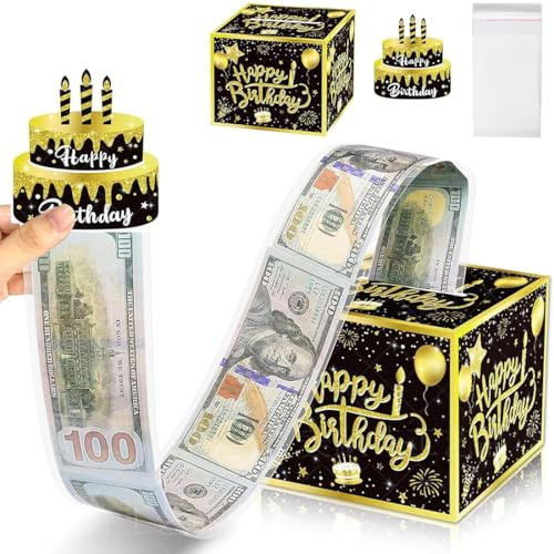 Boîte Cadeau Surprise d'Anniversaire, Explosion Box, Coffret Argent