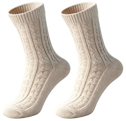 Chaussettes traditionnelles pour homme et femme 39-43 - Chaussettes Oktoberfest en coton et lin, design bavarois confortable, respirantes, adaptées pour fêtes, randonnée et usage quotidien
