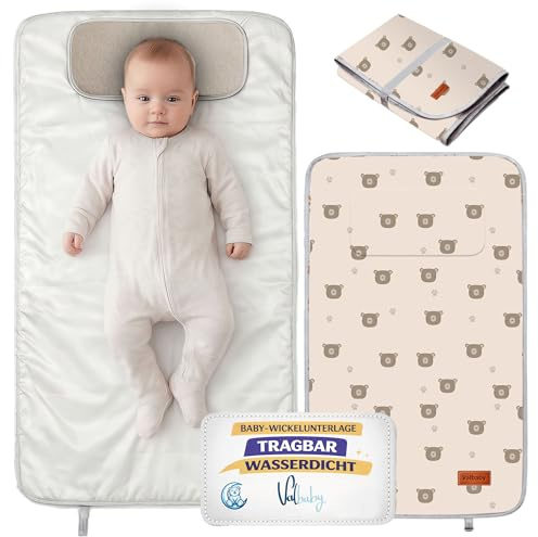 Matelas a Langer Bebe Portable Pliable Impermeable Valbabycare