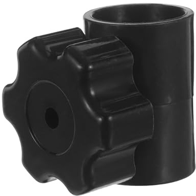 DRESSOOS Connecteur de Bouchon pour mât de Parasol de terrasse - Vis de Rechange - Accessoire de Remplacement pour Parasol de Jardin (Piscine, Porche, Plage, terrasse) - Noir