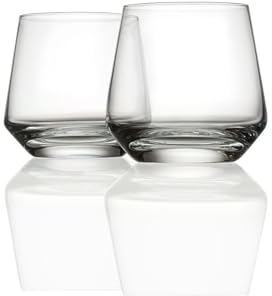 Schott Zwiesel Pure Glassware - Short Tumblers - Whiskey Glasses - Set of 2-389ml