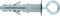 Friulsider Tasselli in Nylon ø 9 L. 49 con Occhiello chiuso M4 cf 100 Pz Tal