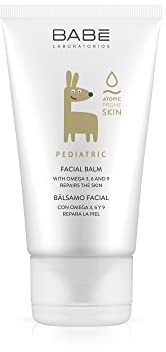 Laboratorios Babé - Pediatric Facial Balm 50 ml, Very Dry Skin, Atopic Skin, Atomic Dermatitis, Moisturizing, Essential Oils, Omega 3, 6 and 9, Face Skin Repair